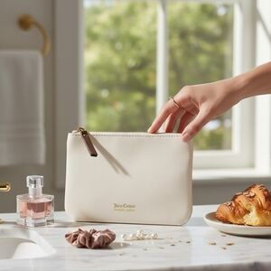 NWOT Juicy Couture Faux Leather Pouch